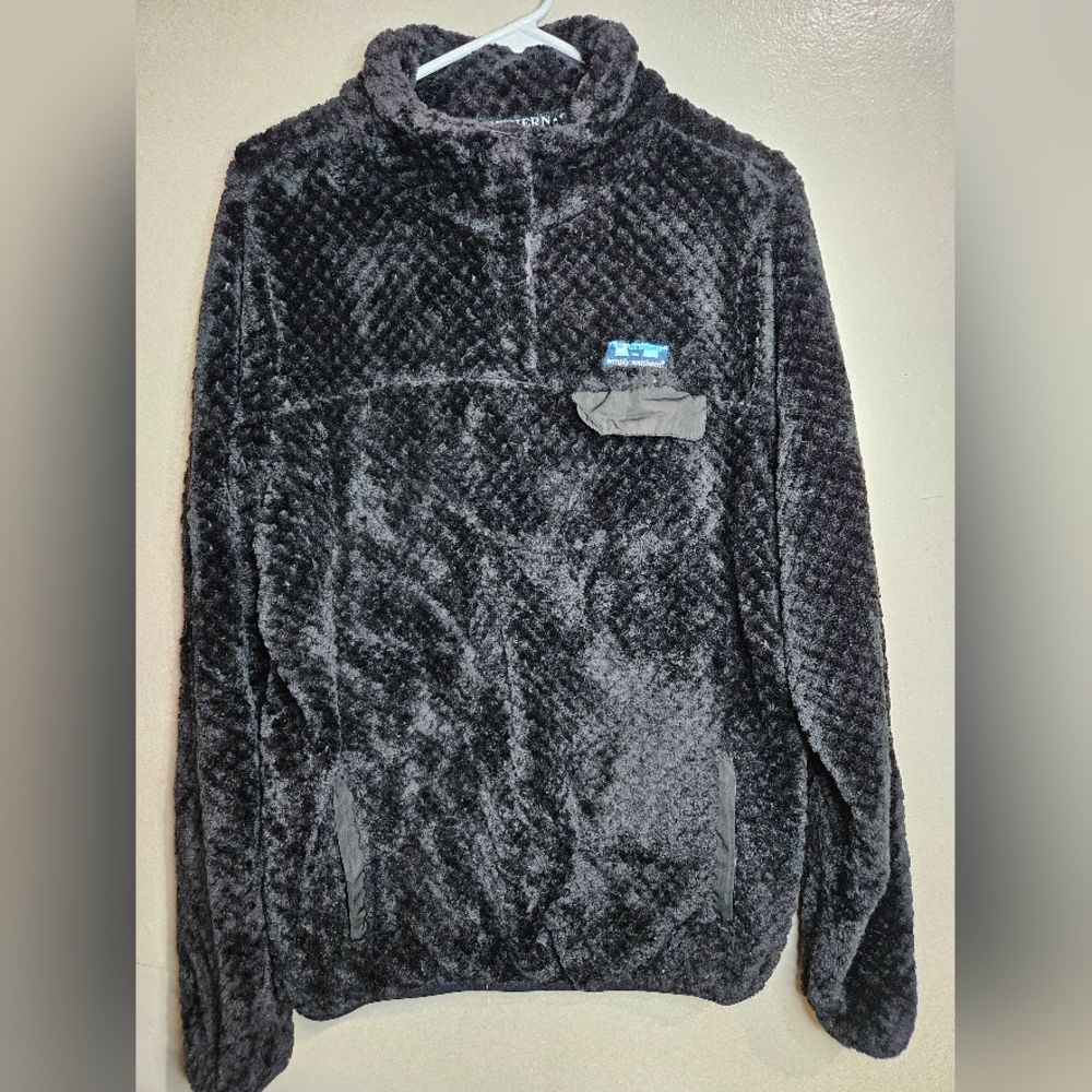 Simply Southern Black Sherpa Pullover XL – Flawed Sleeve